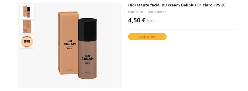 Mercadona tiene a la venta esta crema hidratante con color que se parece a otra de Garnier. (Foto: mercadona.es)