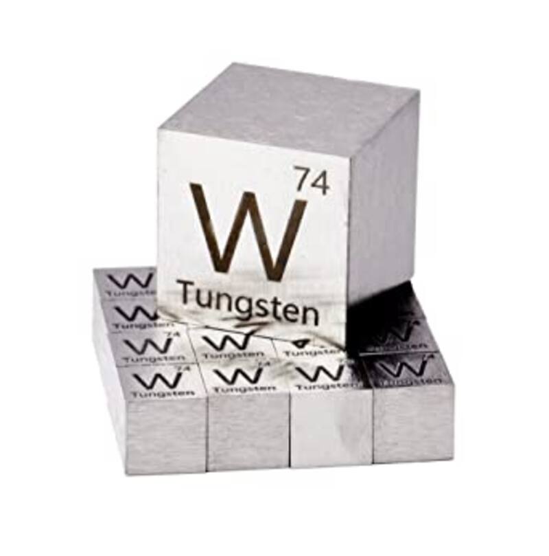 Cubos de tungsteno