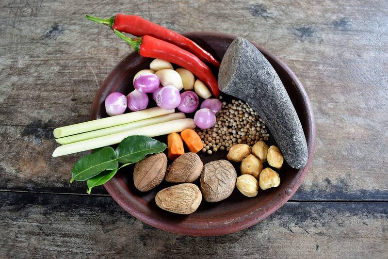 Receta de Brocheta de calabacín con queso feta y hojas de menta. (foto: Pixabay).