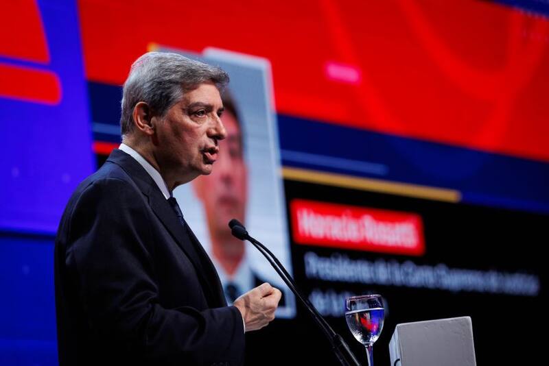 El presidente de la Corte Suprema de Justicia, Horacio Rosatti.