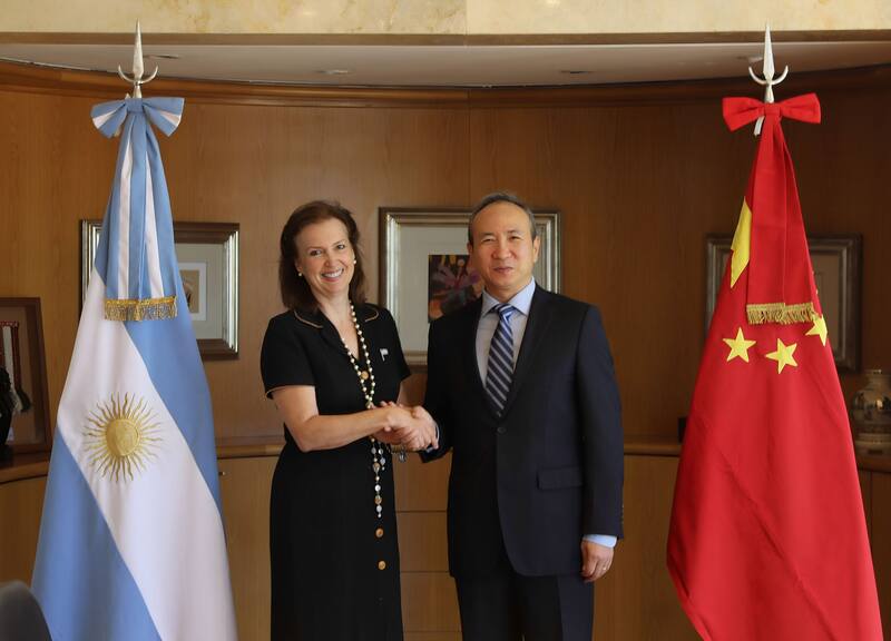 La canciller Diana Mondino intentó distender la relación con China.