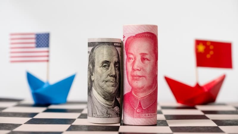 El yuan digital podría competirle a la hegemonía del dólar. Fuente: Archivo.