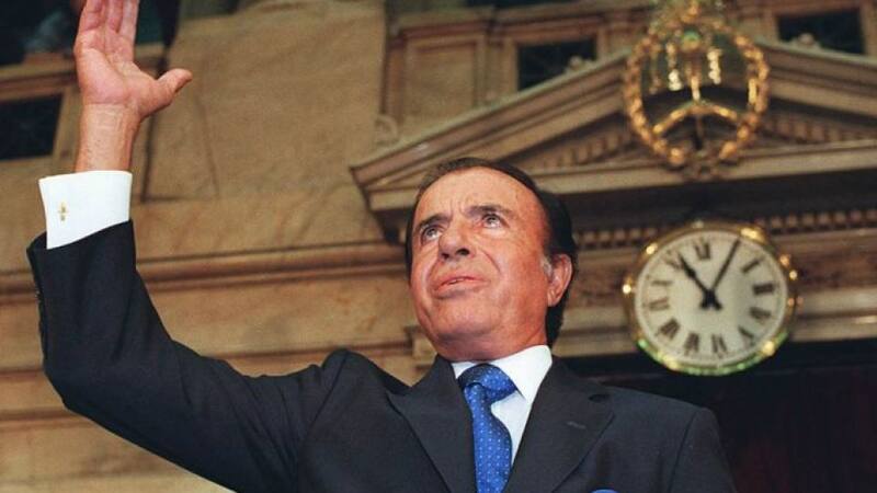 Carlos Menem. (Fuente: archivo).