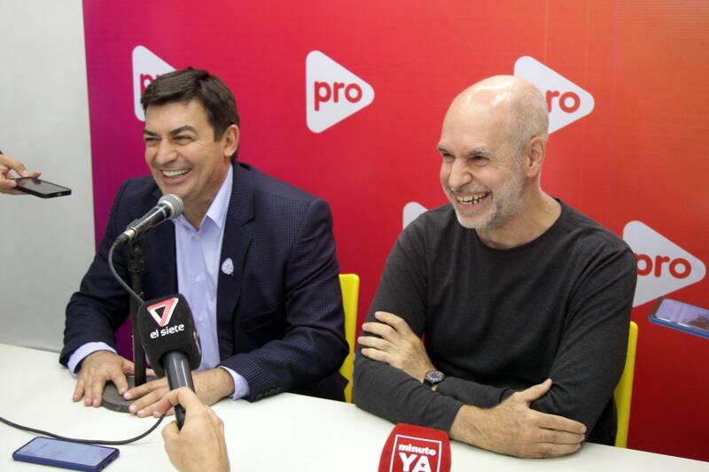 Omar De Marchi y Horacio Rodríguez Larreta.