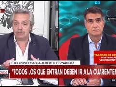 Alberto, sobre los argentinos varados: "La prioridad son los que están en edad de riesgo, el resto que esperen"