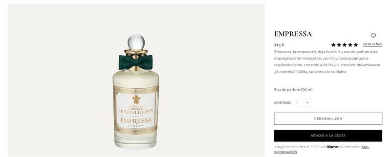Este es el perfume que clonó Divain y ofrece por un precio increíble. (Foto: penhaligons.com)