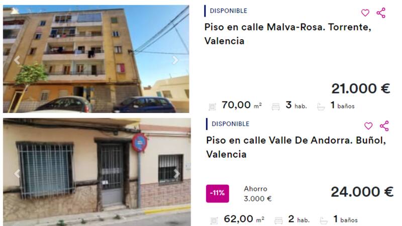 Casas y pisos por menos de 30.000 euros (foto: publicaciones del portal Haya).