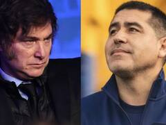 El dardo de Milei contra Riquelme por la derrota de Boca ante River