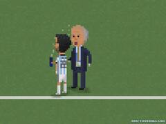 Los mejores momentos del fútbol mundial dibujados en 8 bits