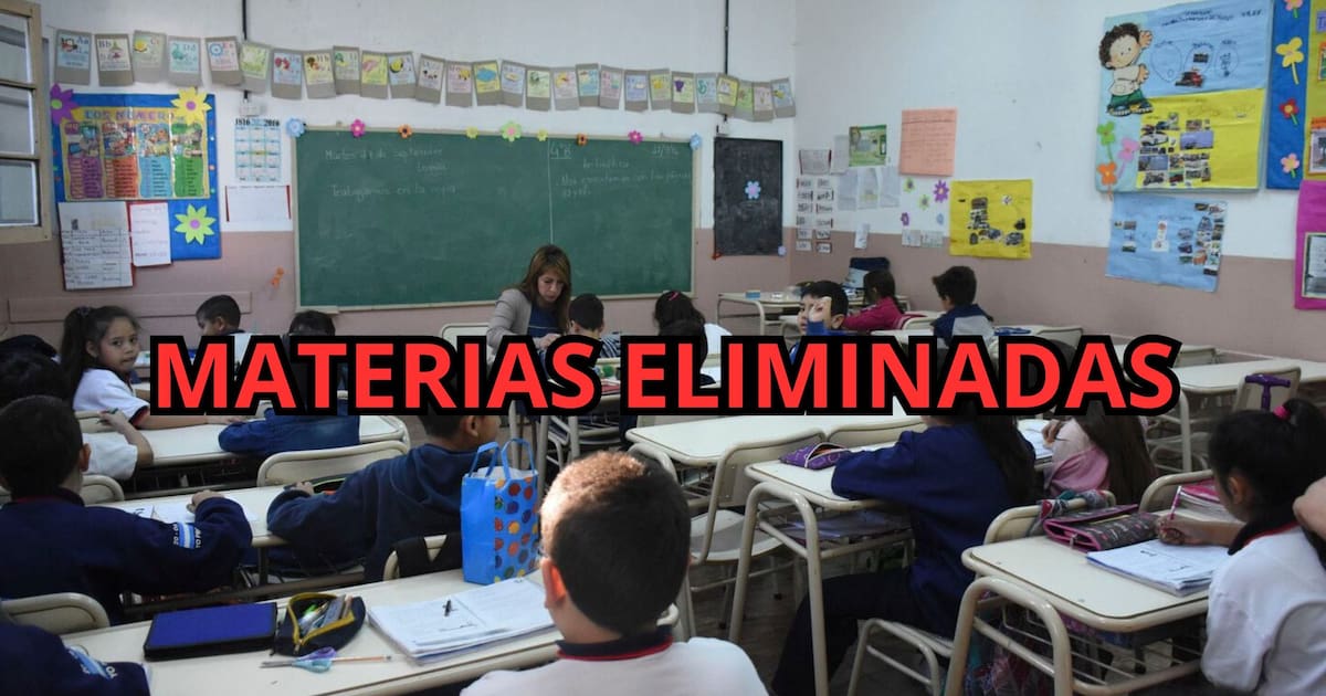 Cambian las clases para siempre: fueron eliminadas dos materias clave de todas las escuelas del país - El Cronista