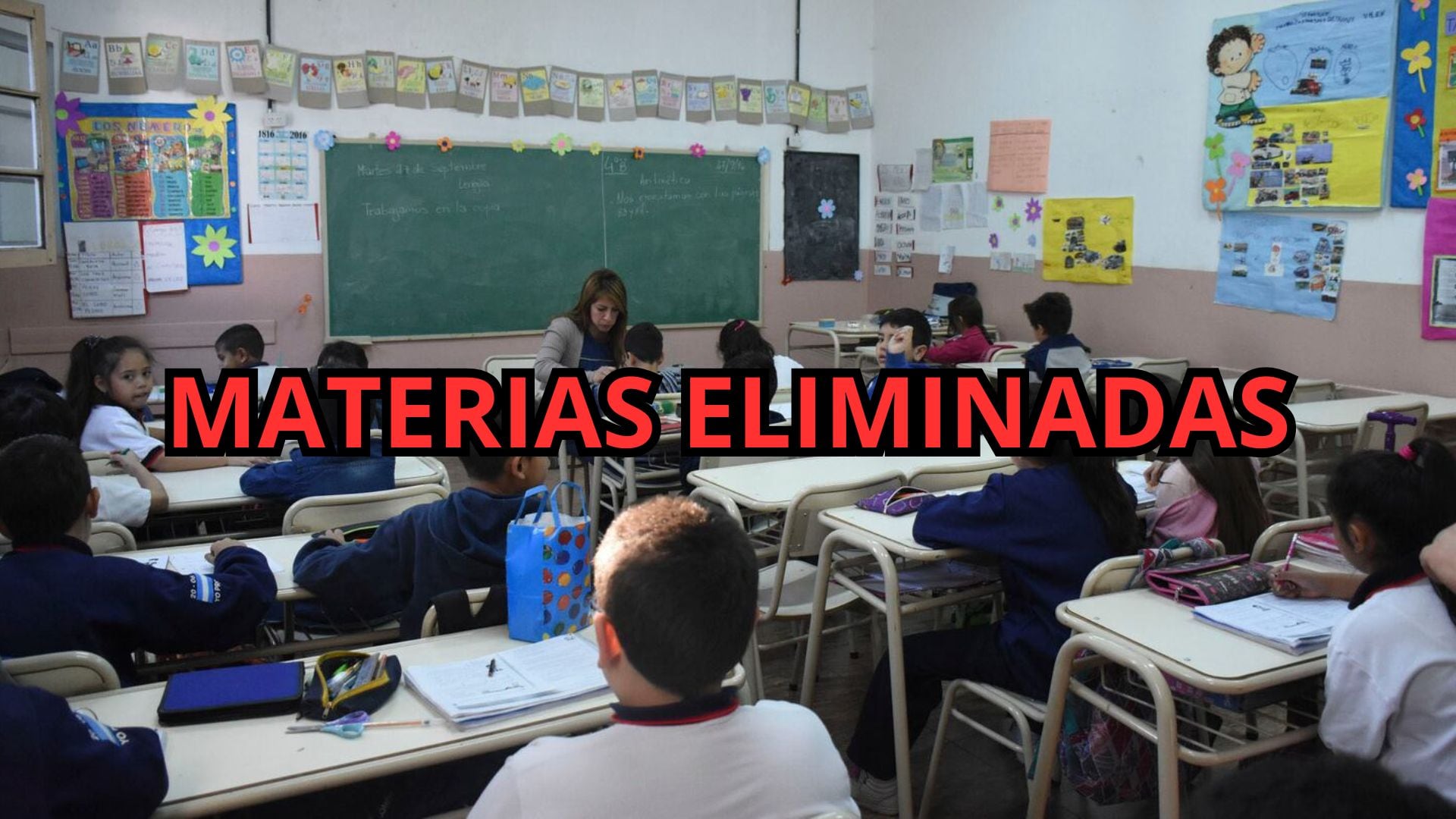 Cambian las clases para siempre: eliminan dos materias clave de todas las escuelas del país