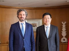 Cafiero ratificó con el embajador saliente de China la asociación estratégica entre ambos países
