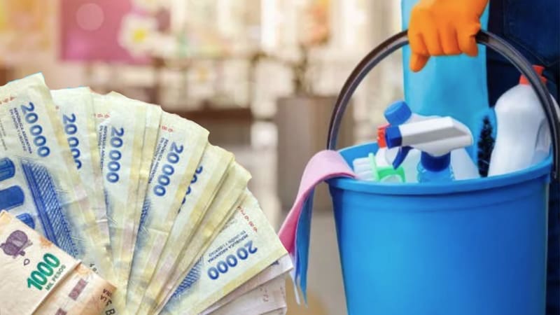 Las empleadas domésticas recibirán un aumento del 1% en septiembre.