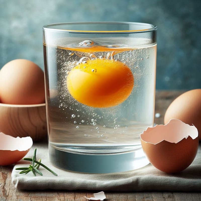 Ritual poderoso del huevo en el agua. Fuente: Archivo.