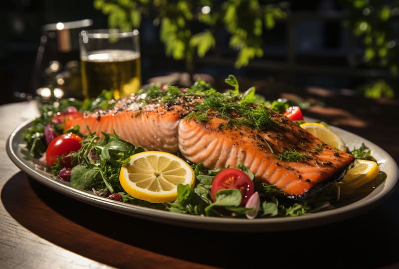 El salmón es uno de los pescados que debés comer para tener una salud óptima. (Foto: Freepik)