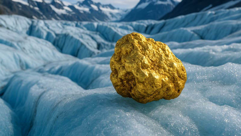 El descubrimiento de todos los tiempos: científicos hallan cantidades de oro en el glaciar menos pensado.