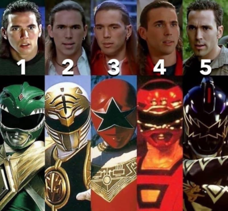 Jason Frank actuó en las primeras cinco temporadas de los Power Rangers.