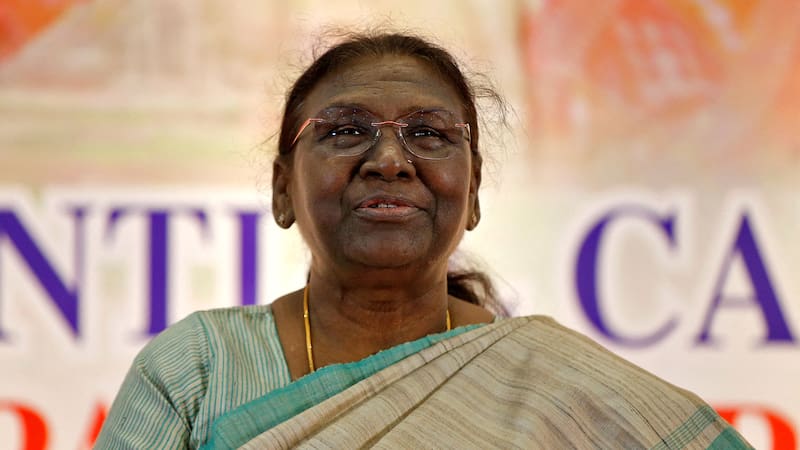 Droupadi Murmu, presidenta de India.