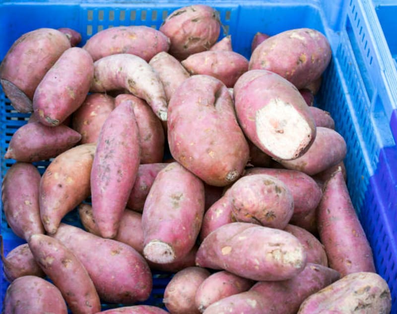 La batata es uno de los vegetales con más potasio. Fuente: iStock.