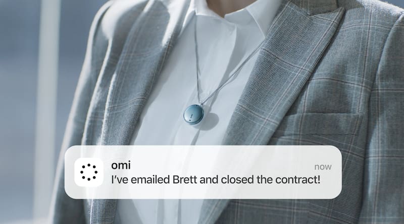 El chip desarrollado en el CES 2025 tiene la capacidad de gestionar tareas y recordatorios sin necesidad de comandos manuales. (Fuente: omi.me)