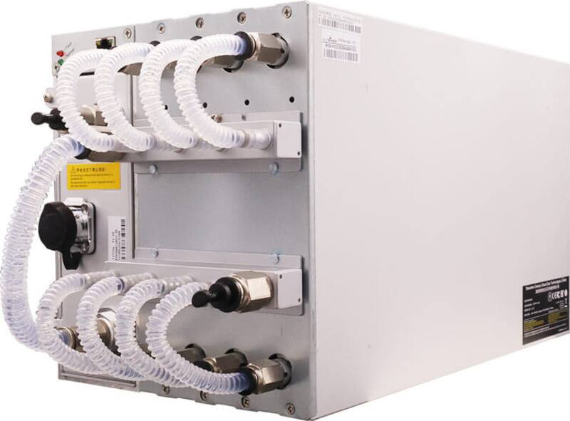 Un Antminer, equipo especializado para minar criptomonedas.