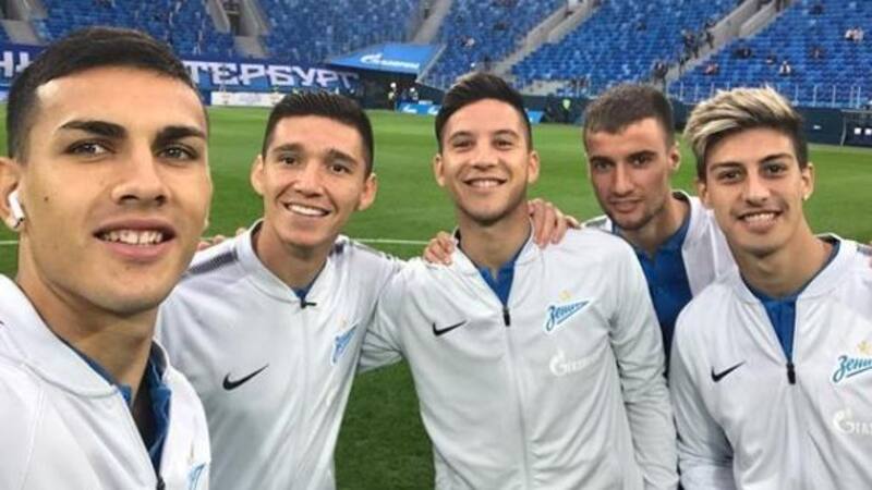 Paredes, Kranevitter, Driussi, Mammana y Rigoni.