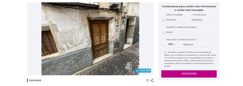 Viviendas CaixaBank: el banco dispone de esta opción barata en la provincia de Murcia. (Foto: haya.es)