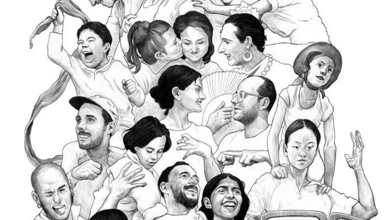 El póster de La Mercè es un ejemplo del esfuerzo por la inclusión y oferta cultural una obra de Chamo San.