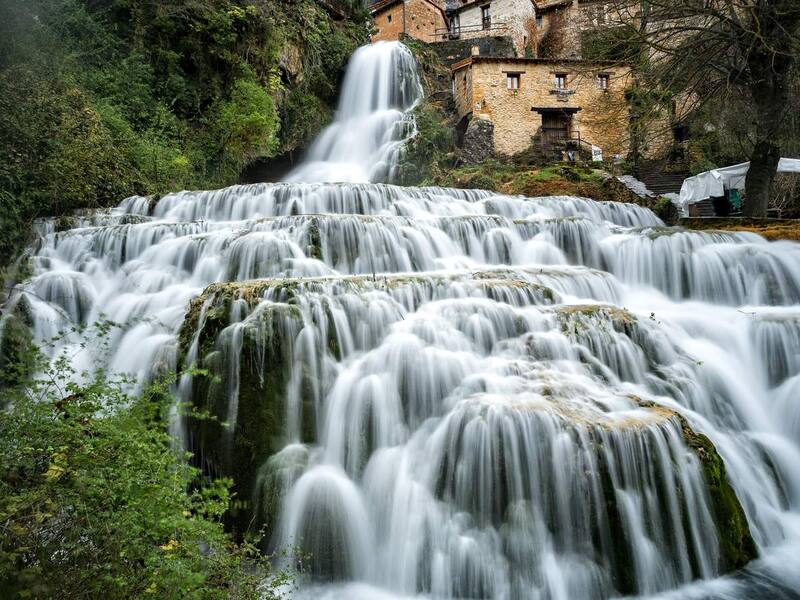 Cascada de Orbaneja del castillo. Fuente: National Geographic.