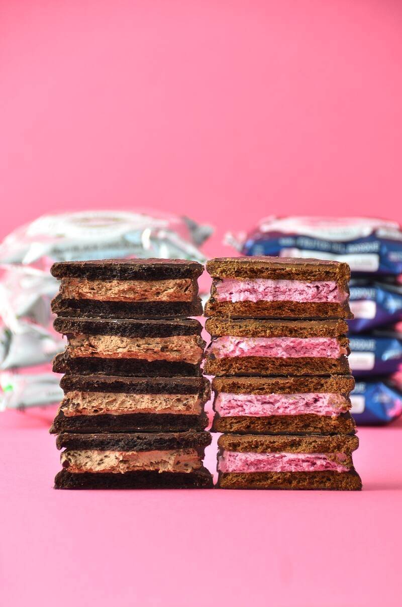 Un Rincón Vegano tiene 20 sabores diferentes de alfajores.