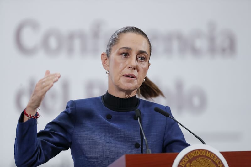 La mejor noticia para Sheinbaum a un año de ser la presidenta de México. Fuente: EFE