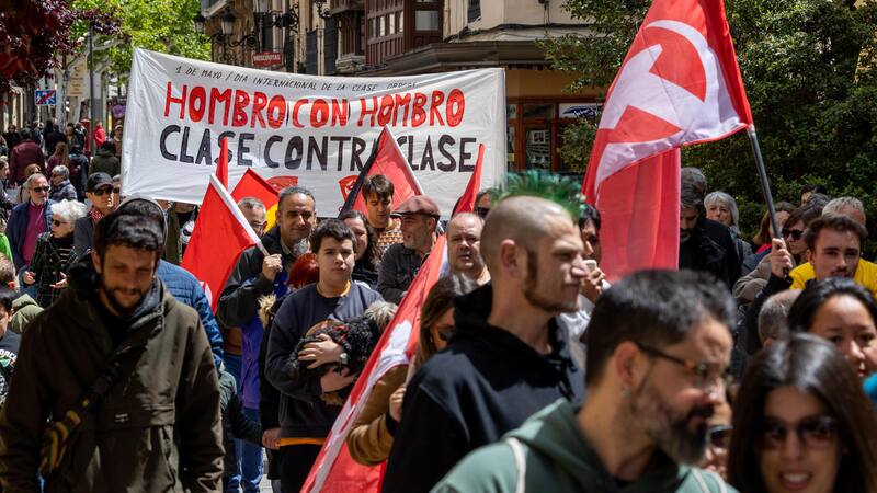 Los sindicatos piden mejores salarios, reducción de la jornada laboral y el pleno empleo.