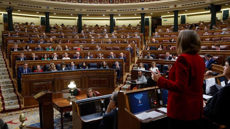 El Congreso en pleno ha aprobado los Presupuestos 2023. (Foto: EFE).
