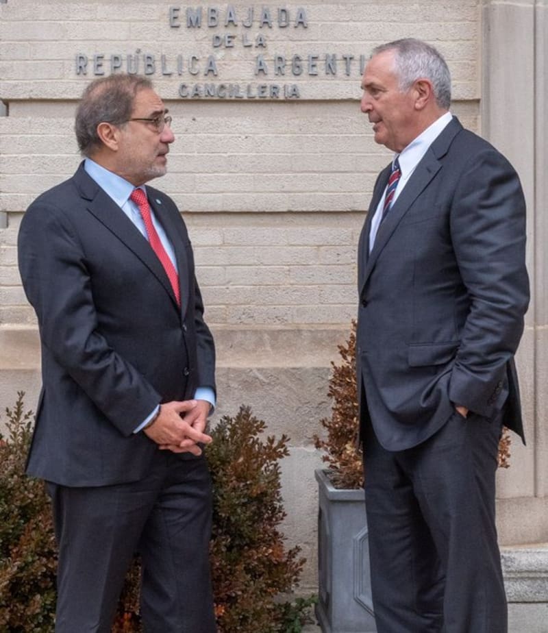 Jorge Argüello y Marc Stanley dialogaron en Washington DC