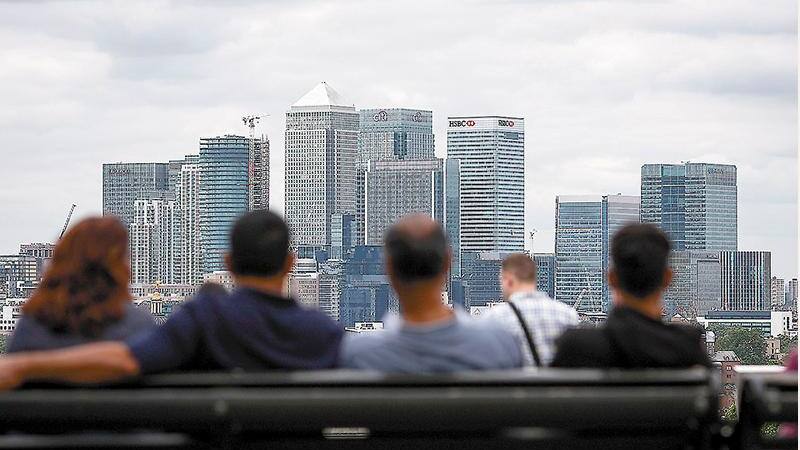 Muchos ciudadanos de la UE trabajan en el distrito financiero de Londres