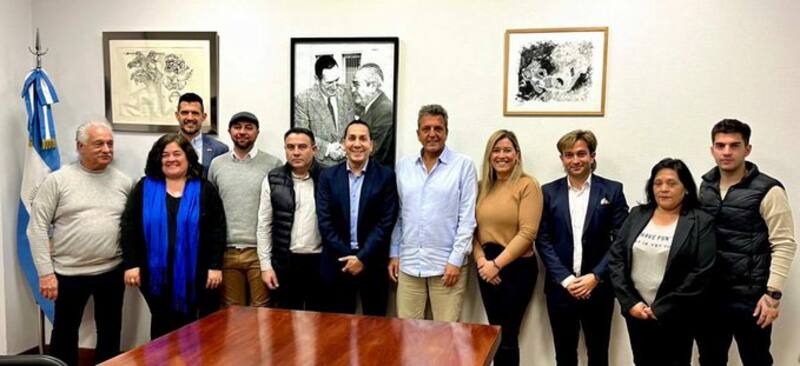 Sergio Massa recibió en las oficinas de Avenida del Libertador al Frente Renovador de Córdoba