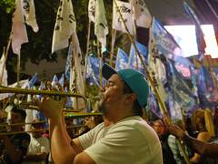 En el búnker de Massa ya festejan mientras reciben los primeros resultados