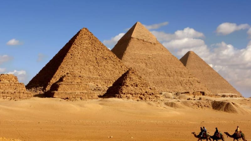 Ciudad oculta bajo las pirámides de Egipto. Fuente: Shutterstock