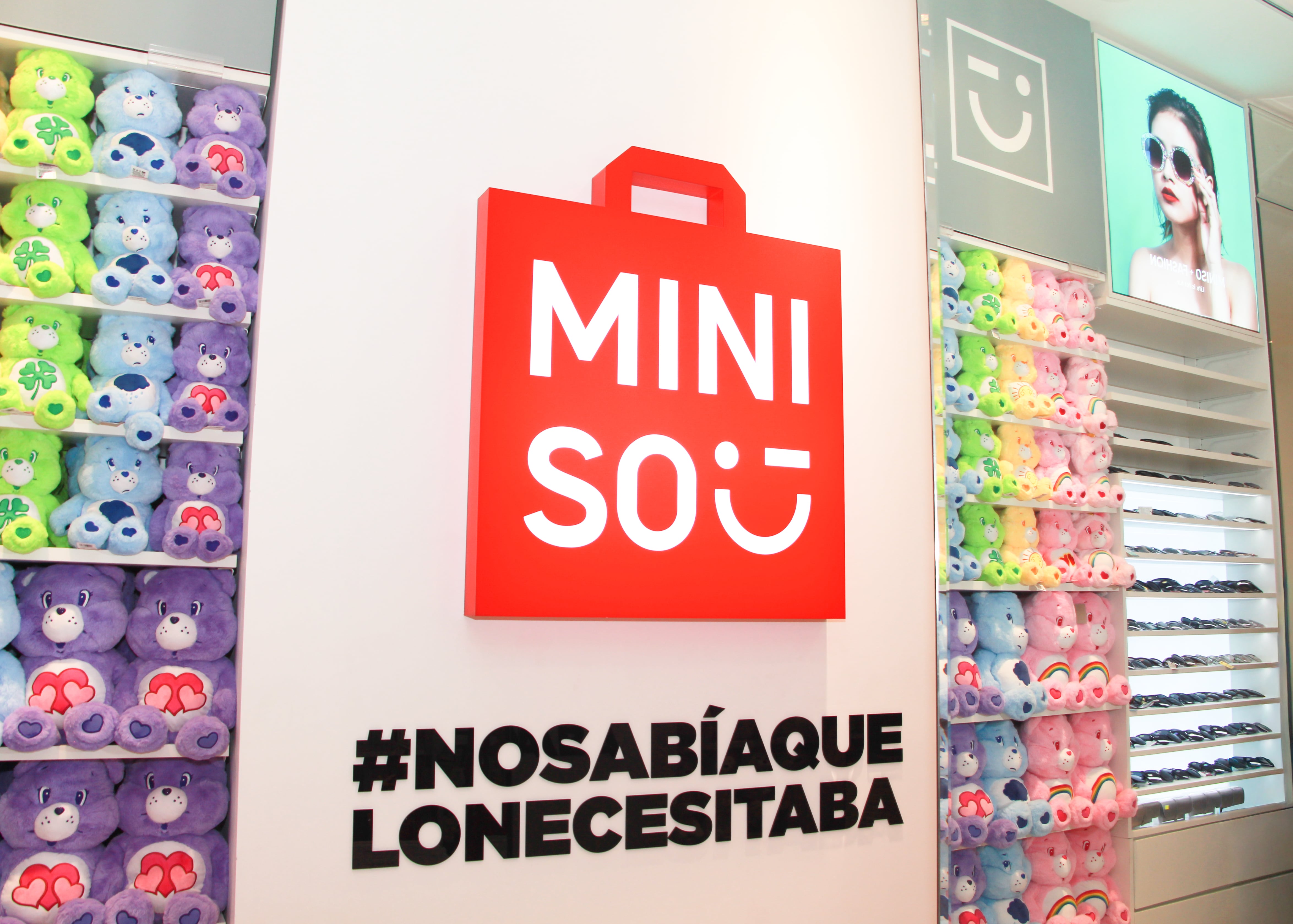 Los emblemáticos peluches de Miniso