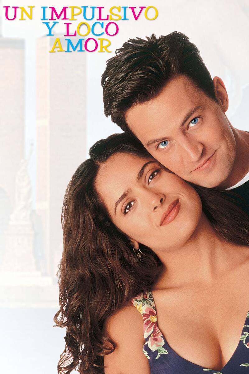 Matthew Perry y Salma Hayek. Fuente: archivo