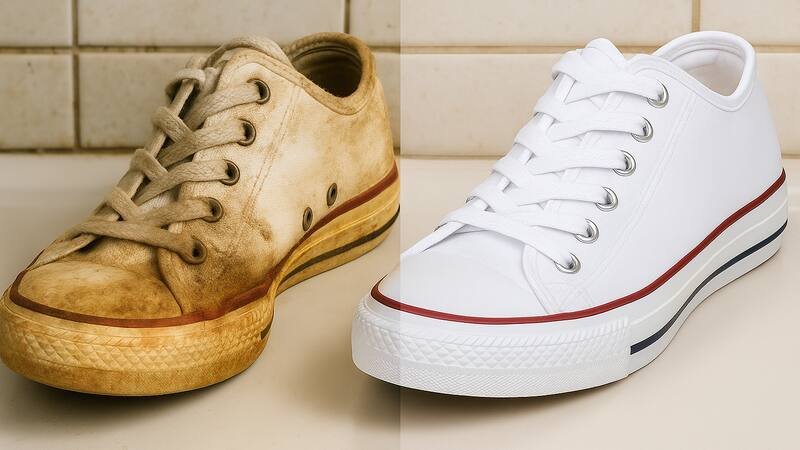 Este truco con sólo 3 ingredientes dejará tus zapatillas como nuevas. Cómo funciona.