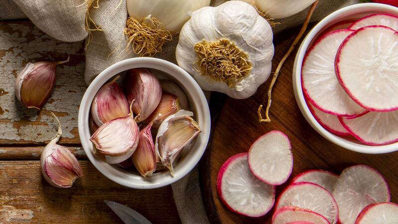 Cuáles son los beneficios del ajo para la salud del corazón. Fuente: archivo.