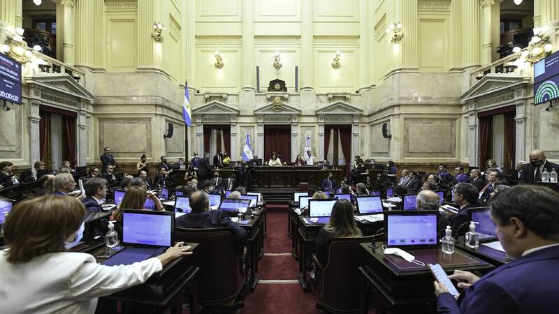 El Senado sesiona este miércoles.