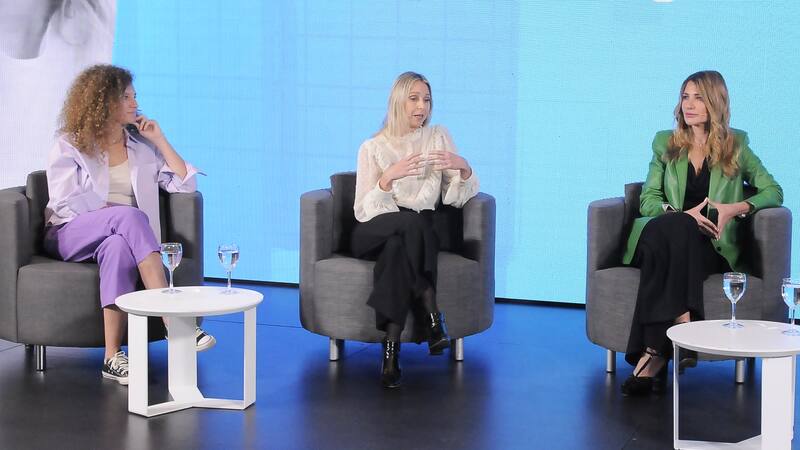 Hugony, experta en customer experience, Rabaje (Ukelele) y Mociulsky (Trendsity)