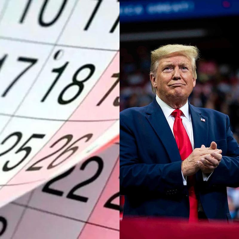 Donald Trump decretó que no habrá feriado nacional en Semana Santa 2025. Fuente: Archivo.