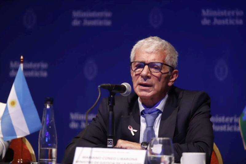 El ministro de Justicia, Mariano Cúneo Libarona