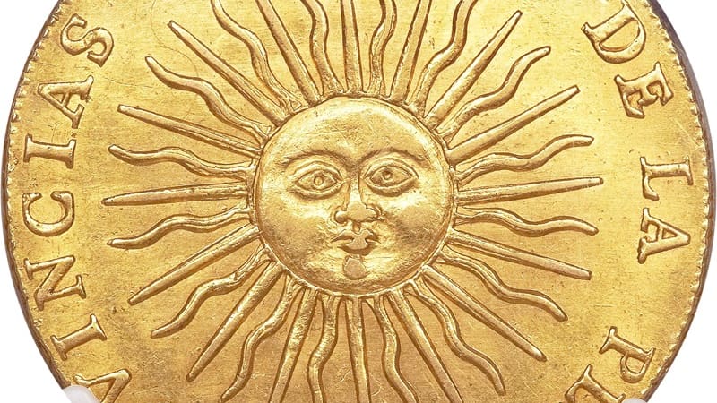 La moneda argentina más cara de la historia se vendió en una subasta de 2008.