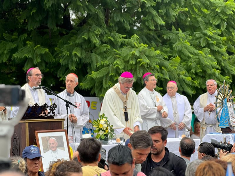 El lunes por la tarde se celebró una misa en Constitución. (Foto: @dgcultos).