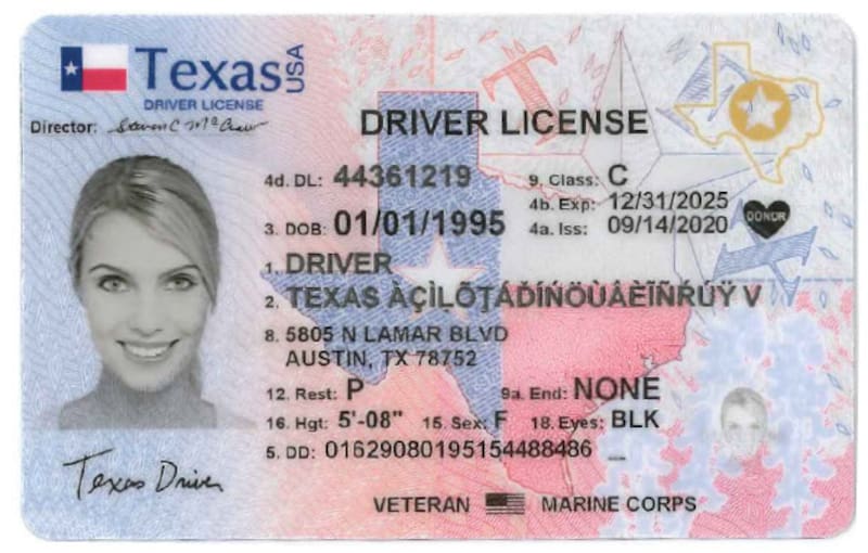 Texas aún no incorporó la Ley de Licencia de Conducir "doble". Fuente: Archivo.
