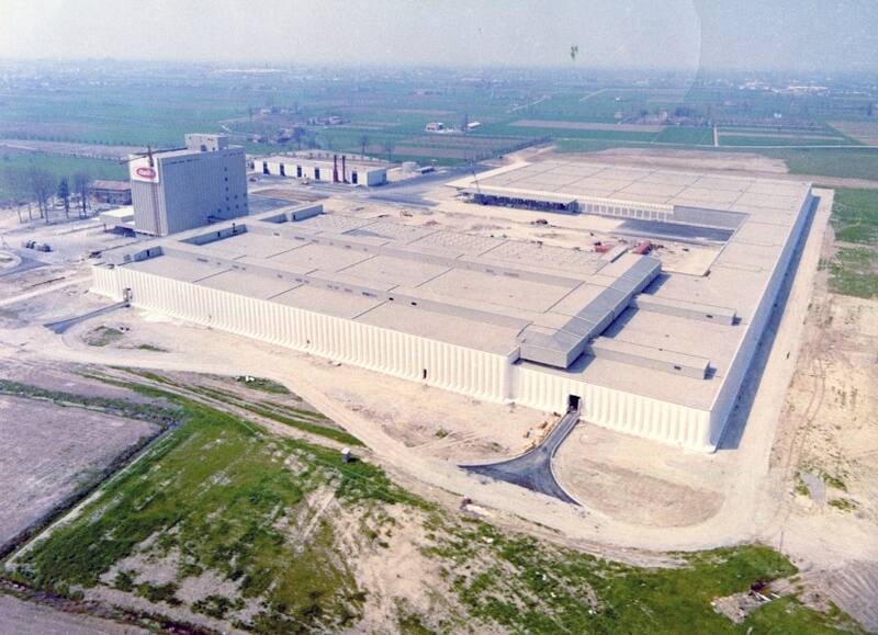 La fábrica en Pedrignano es la más grande de la industria de la pasta a nivel global.